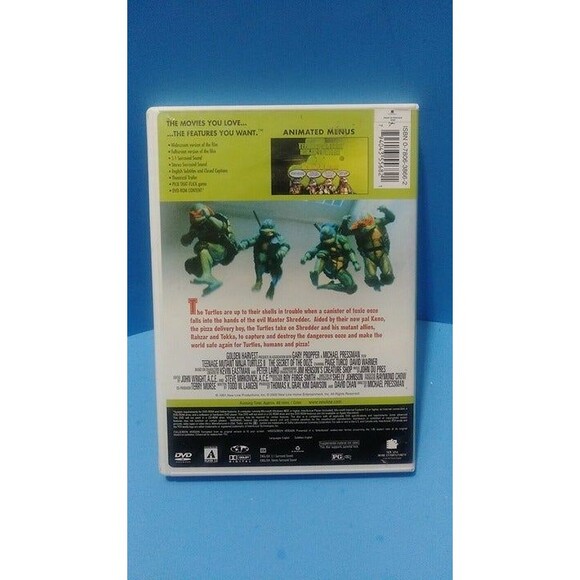 Teenage Mutant Ninja Turtles 2: The Secret of the Ooze (DVD, 1991) - Picture 5 of 5